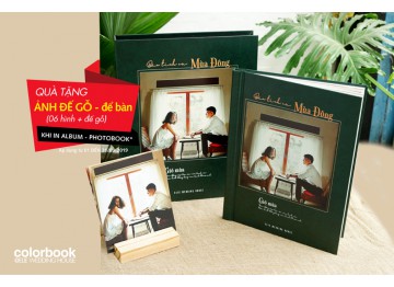 Quà tặng ẢNH ĐỂ BÀN ĐẾ GỖ khi in Album Photobook các loại - Tháng 05/2019